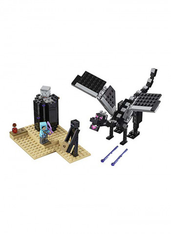 222-Piece Minecraft The End Battle 21151 Building Kit