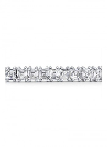 Silver Plated Brass Cubic Zirconia Studded Bracelet