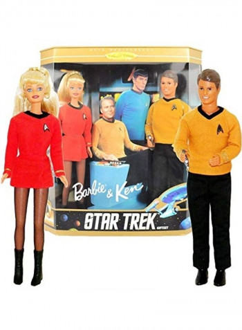 4-Piece Barbie And Ken Star Trek Gift Set