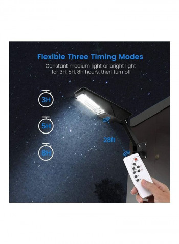 Outdoor Waterproof Solar LED Light Black/White