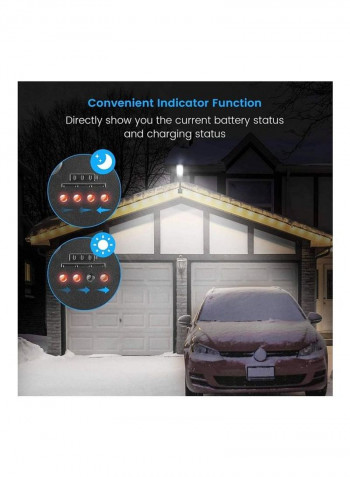 Outdoor Waterproof Solar LED Light Black/White