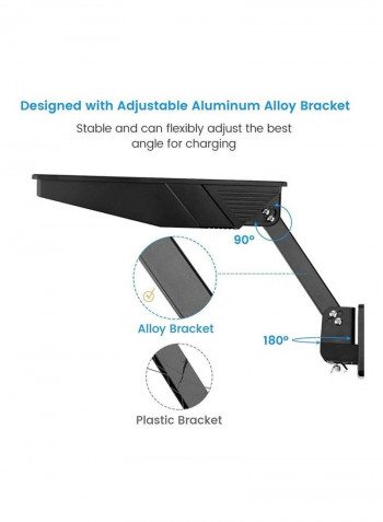 Outdoor Waterproof Solar LED Light Black/White