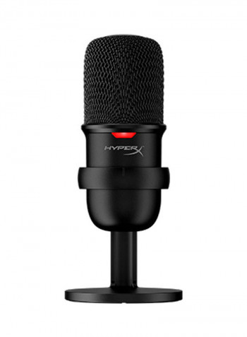 USB Solocast Condenser Microphone With Clip Stand 1 Black