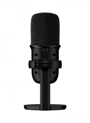 USB Solocast Condenser Microphone With Clip Stand 1 Black