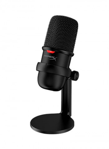 USB Solocast Condenser Microphone With Clip Stand 1 Black