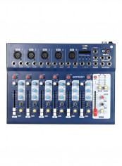 7-Channel Digital Mic Line Sound Mixing Console I1261EU Blue/White/Black reviews 7-Channel Digital Mic Line Sound Mixing Console I1261EU Blue/White/Black
