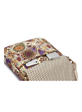 Floral Design Messenger Bag Multicolour