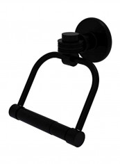 Continental Collection Toilet Paper Holder Black 5.5x5x6inch