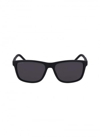 Full Rimmed Modified Rectangular Frame Sunglasses - Lens Size: 56 mm