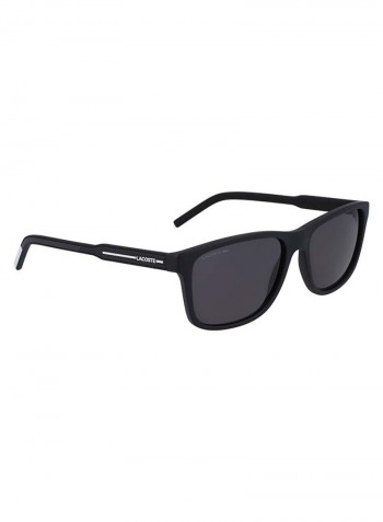 Full Rimmed Modified Rectangular Frame Sunglasses - Lens Size: 56 mm