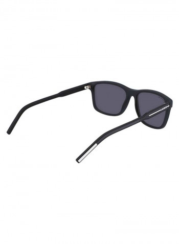 Full Rimmed Modified Rectangular Frame Sunglasses - Lens Size: 56 mm