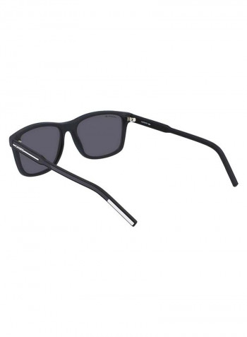 Full Rimmed Modified Rectangular Frame Sunglasses - Lens Size: 56 mm