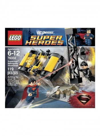 119-Piece Superheroes Superman Metropolis Showdown Building Set