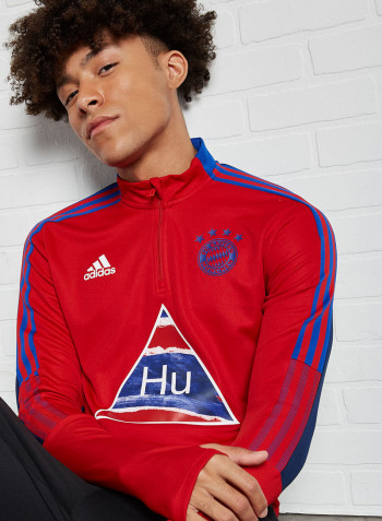 Fc Bayern Human Race Training Jersey Red/Blue