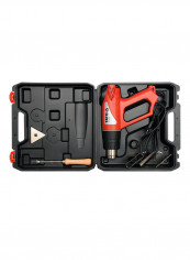 Hot Air Gun With Accessories Black/Red/Silver 2000watts