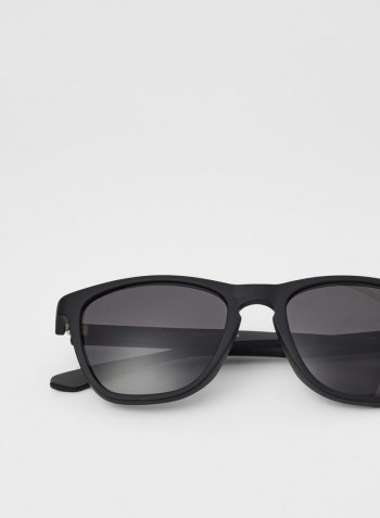 Men's Full Rimmed Modified Square Frame Sunglasses - Lens Size: 53 mm