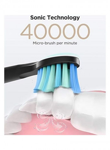 Dual Electric Travel Toothbrush Set Multicolour