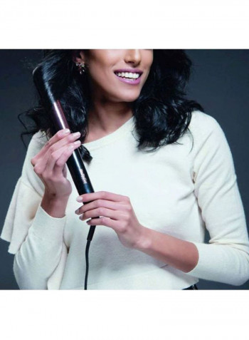 Ceramic Coating Hair Straightener Rose Gold/Black 23 cmx13 cmx6cm