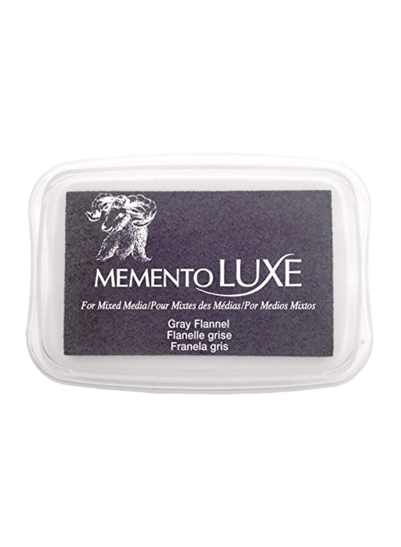 Memento Luxe Mixed Media Inkpad Grey Flannel