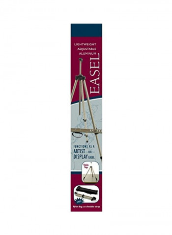 Aluminium Field Easel Silver/Black
