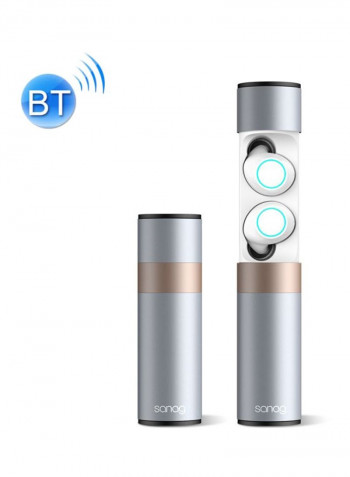 J1 Bluetooth In-Ear Headset With Mic White