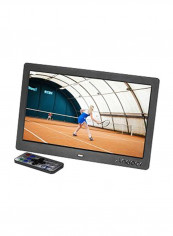 LCD Digital Photo Frame With Remote - US Plug Black