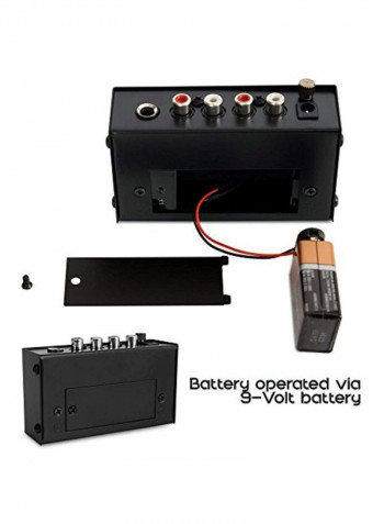 Phono Turntable Preamp B00BG2H95K Black