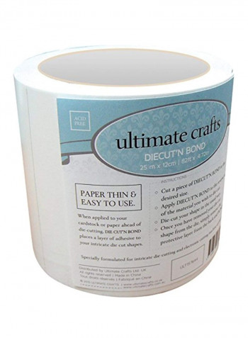 Ultimate Crafts Diecut'N Bond Double Sided Tape Clear