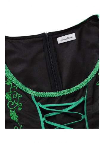 Women's Classic Dress Three Pieces Suit Green