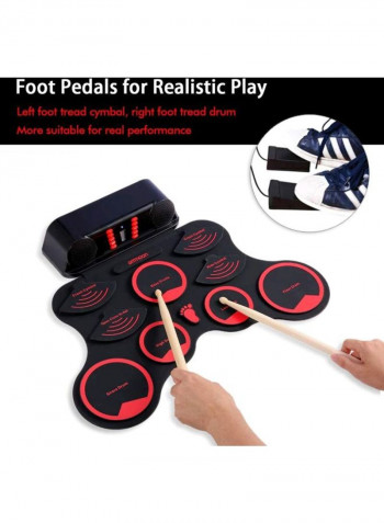 Portable Electronic Drum Set