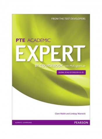 PTE Academic Expert: B1 Coursebook With MyEnglishLab