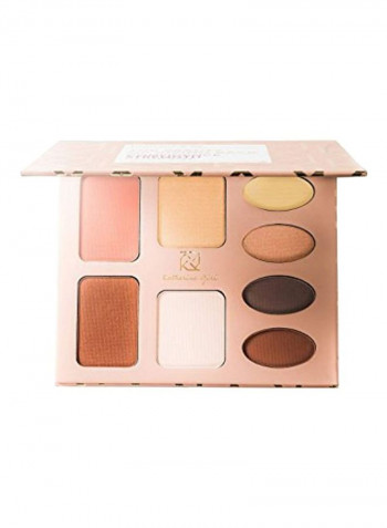 8 Colors Make-Up Palette Strength Warm