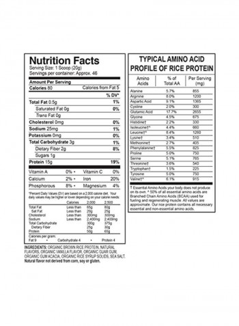 Premium Plant Protein Dietary Supplement - Vanilla Blast