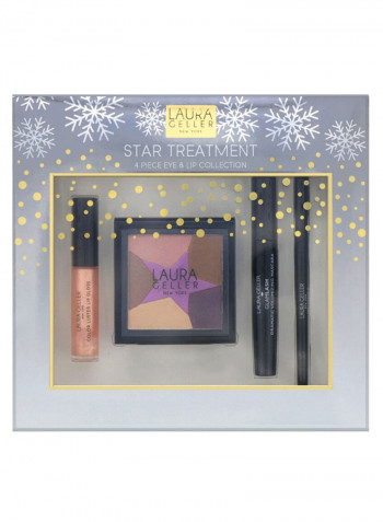 4-Piece Star Treatment Eye And Lip Collection Set Multicolour