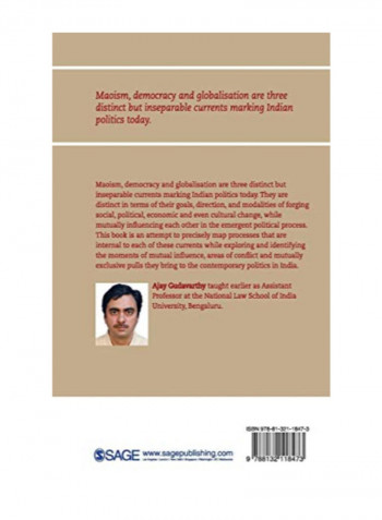 Maoism , Democracy And Globalisation: Cross-Currents In Indian Politics Hardcover