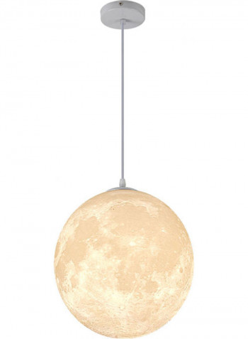 3D Printing The Moon Droplight White 25 x 25 x 25centimeter