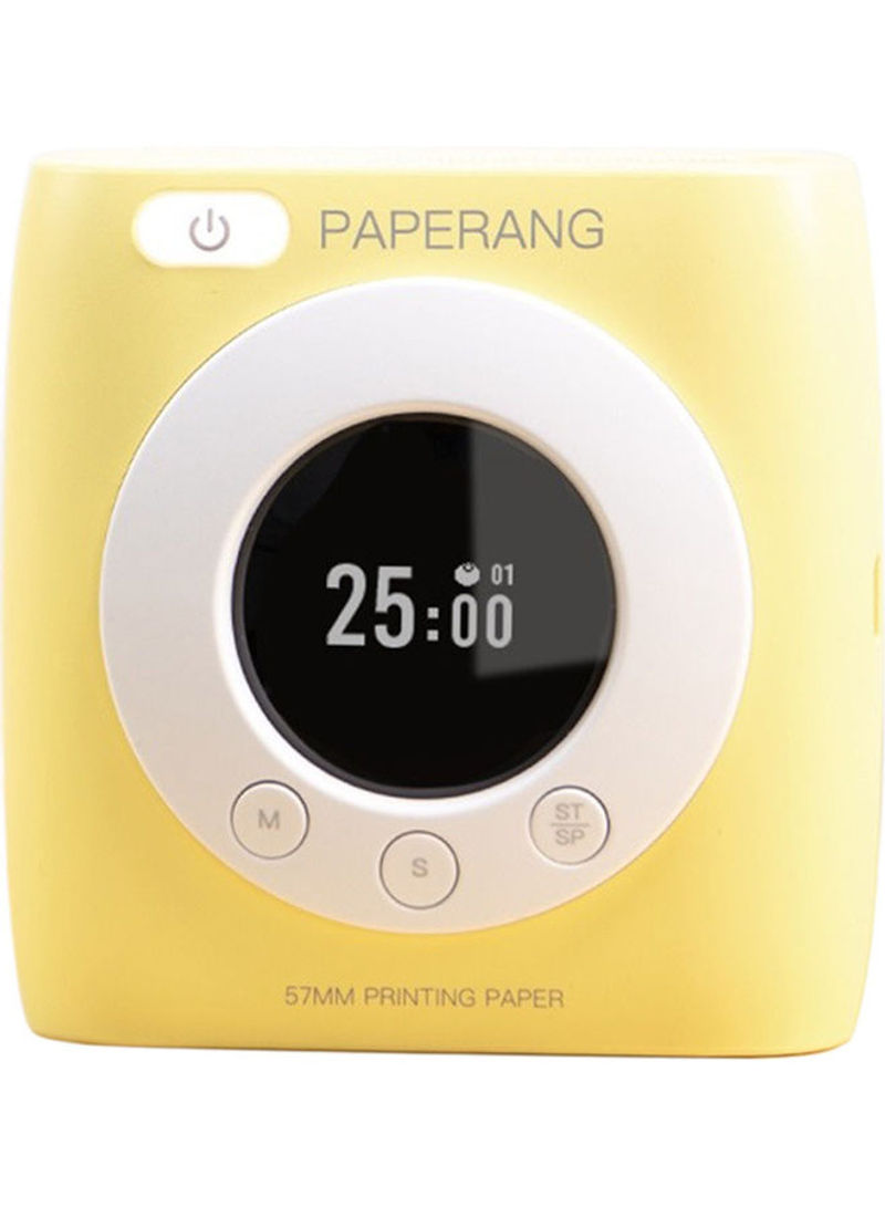 P2S Wireless Pocket Mini Printer Yellow