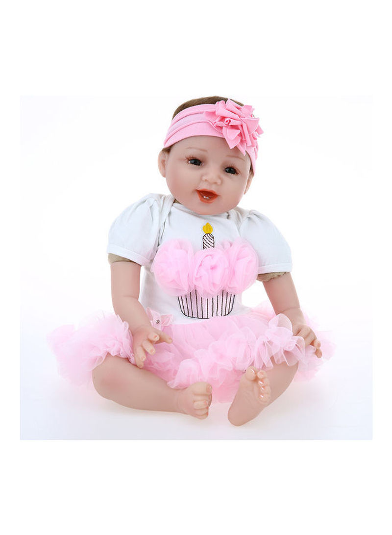 Reborn Baby Doll Girl  With Clothes 22inch