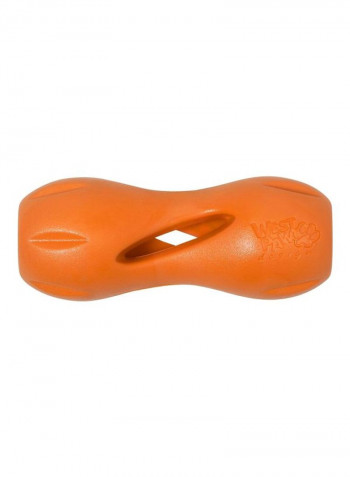 Qwizl Dog Chew Puzzle Toy برتقالي