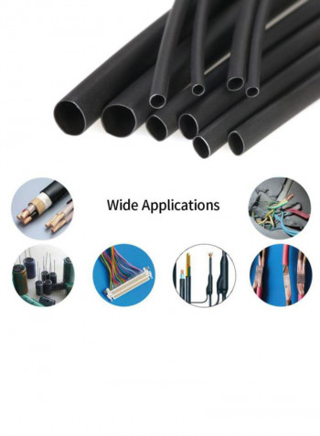 15-Piece Portable Digital Display Hot Air Gun Tool Black/Silver 290 x 60millimeter