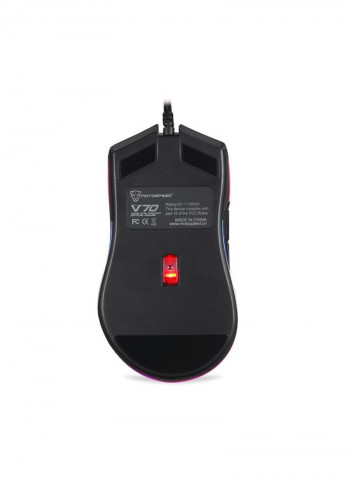 V70 Wired Gaming Optical Mouse Black