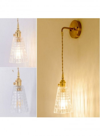 Braided Wire Copper Lamp Yellow 25x25x25centimeter