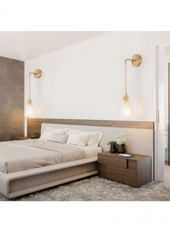 LED Bedroom Wall Lamp Multicolour 25 x 25 x 25centimeter