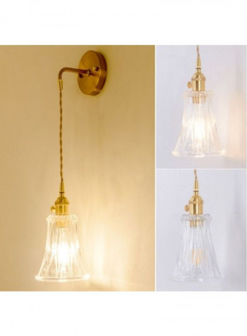 Single-Head Braided Wire Copper Lamp Chandelier Warm White 25*25*25centimeter