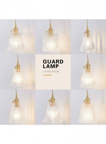 Single-Head Braided Wire Copper Lamp Chandelier Warm White 25*25*25centimeter