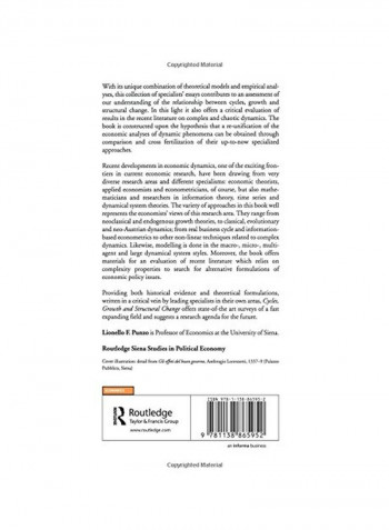Cycles, Growth And Structural Change Paperback