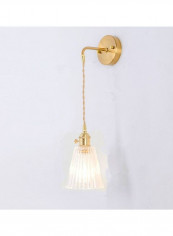 Modern Minimalist Single-Head Braided Wire Copper Lamp Gold/White 25x25x25centimeter