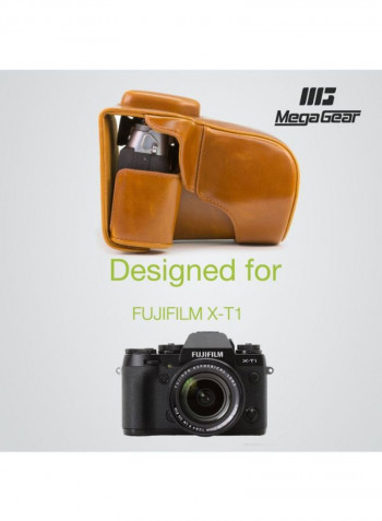 Protective Camera Case For Fujifilm X-T1 Brown
