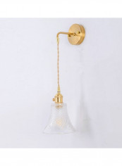Single-Head Braided Wire Copper Lamp Chandelier Gold 25*25*25centimeter