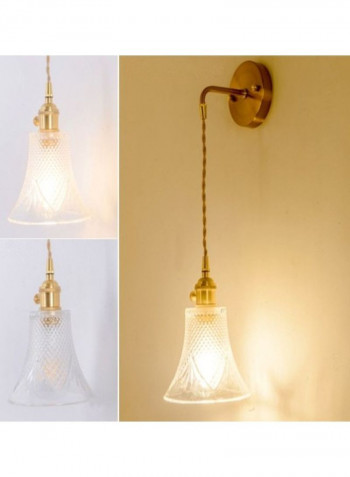 Single-Head Braided Wire Copper Lamp Chandelier Gold 25*25*25centimeter